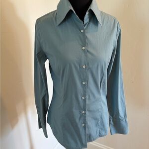 Express Design Studio Tailored Button-Up Shirt.